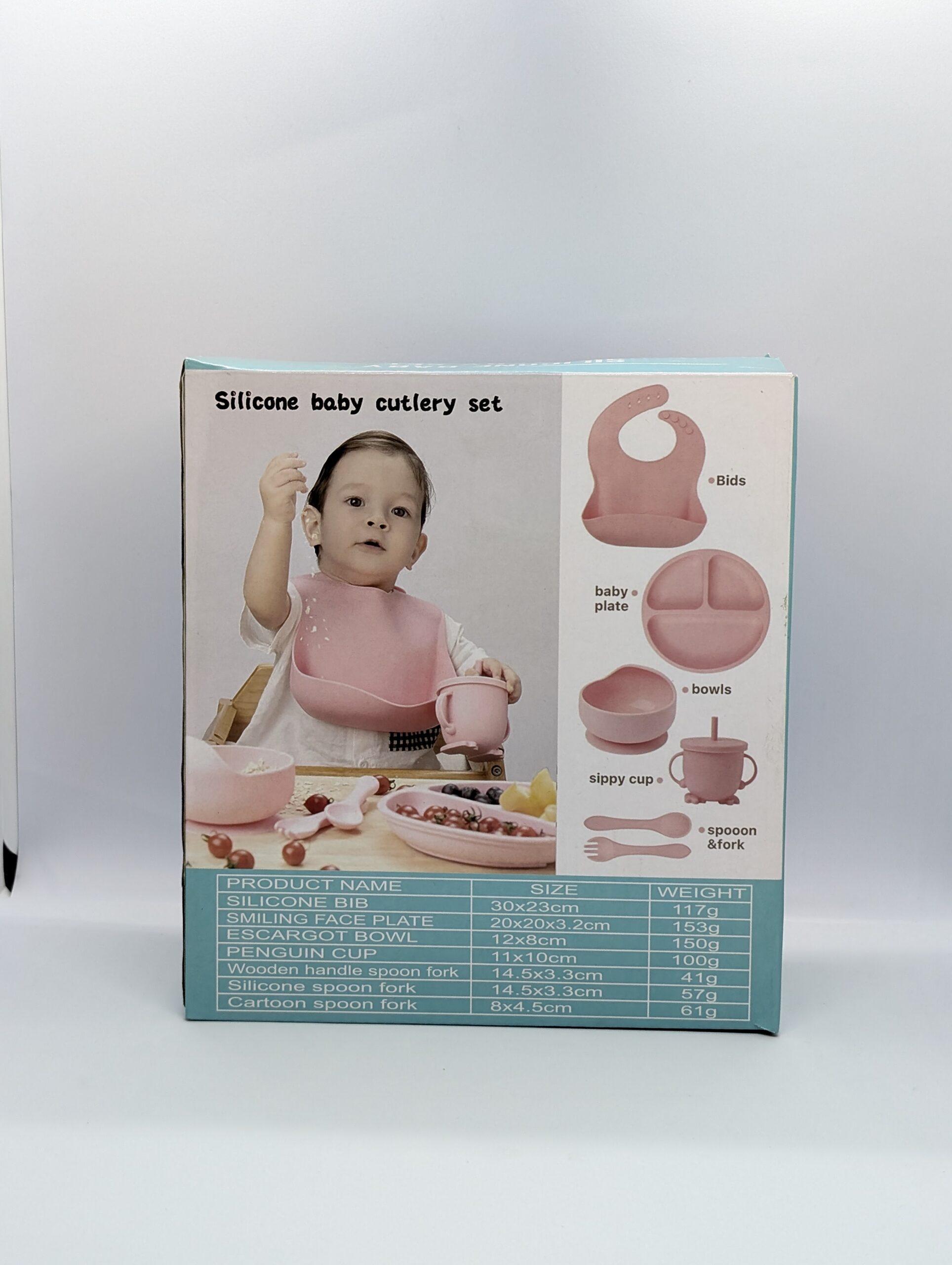 5-Piece Silicone Baby Feeding Set