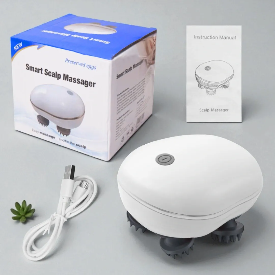 Smart Scalp Massager – Electric Head Massage Device for Relaxation & Stress Relief